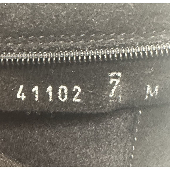 La Canadienne Kian Waterproof Black Suede Ankle Boots Womens 7M Buckle New $550 - Picture 12 of 13